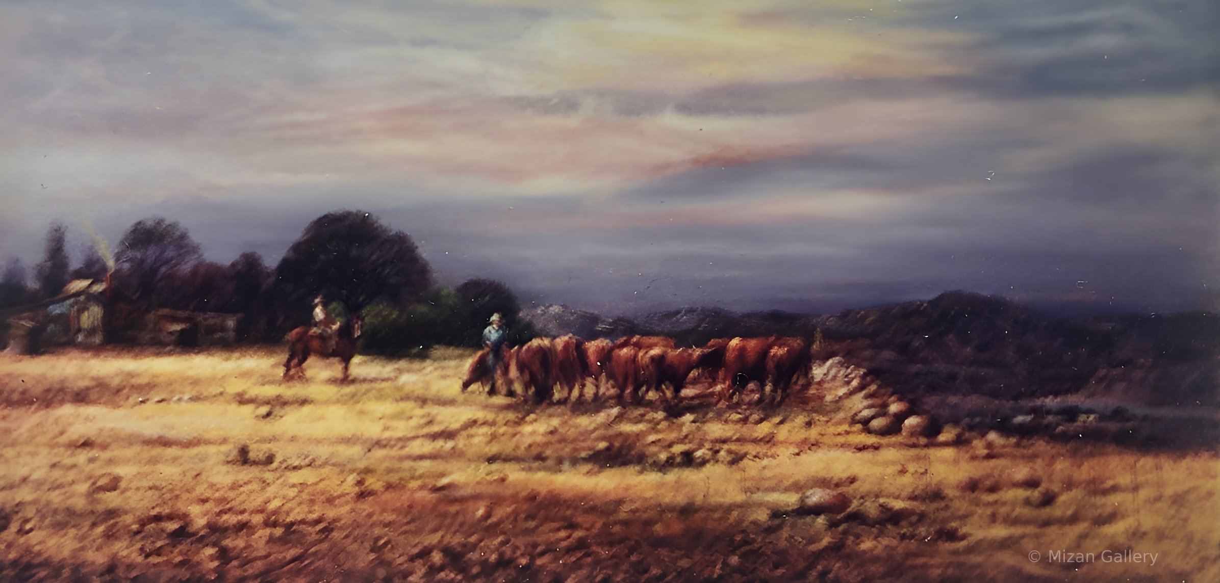 When the sun bows low, the land calls them home